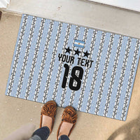 Custom Argentina Heritage Football Rubber Doormat La Albiceleste Glory Road to 2026