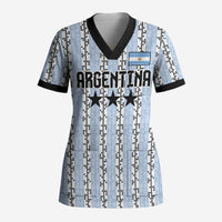 Custom Argentina Heritage Football Scrub Top La Albiceleste Glory Road to 2026