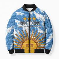 Custom Argentina Football Bomber Puffer Jacket Muchachos, Ahora Nos Volvimos a Ilusionar