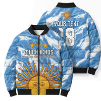 Custom Argentina Football Bomber Puffer Jacket Muchachos, Ahora Nos Volvimos a Ilusionar