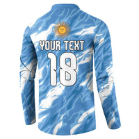 Custom Argentina Football Button Sweatshirt Muchachos, Ahora Nos Volvimos a Ilusionar