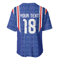 Custom France Football Baseball Jersey Les Bleus Glory Road to 2026