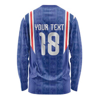 Custom France Football Long Sleeve Shirt Les Bleus Glory Road to 2026