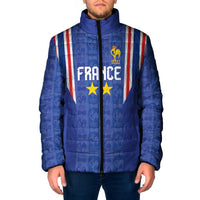 Custom France Football Padded Jacket Les Bleus Glory Road to 2026