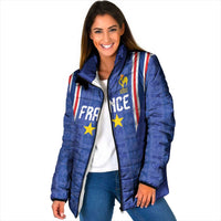 Custom France Football Padded Jacket Les Bleus Glory Road to 2026