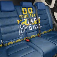 Custom Ukraine Volleyball Back Car Seat Cover Cholovicha Zbirna Ukrainy z Volejbolu