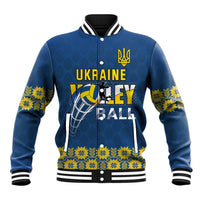 Custom Ukraine Volleyball Baseball Jacket Cholovicha Zbirna Ukrainy z Volejbolu