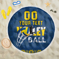 Custom Ukraine Volleyball Beach Blanket Cholovicha Zbirna Ukrainy z Volejbolu