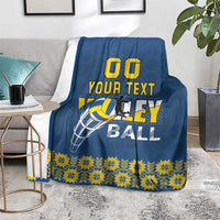 Custom Ukraine Volleyball Blanket Cholovicha Zbirna Ukrainy z Volejbolu