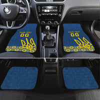 Custom Ukraine Volleyball Car Mats Cholovicha Zbirna Ukrainy z Volejbolu