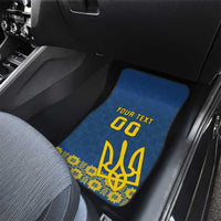 Custom Ukraine Volleyball Car Mats Cholovicha Zbirna Ukrainy z Volejbolu