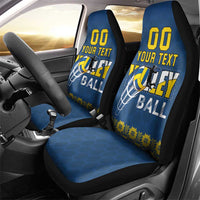 Custom Ukraine Volleyball Car Seat Cover Cholovicha Zbirna Ukrainy z Volejbolu