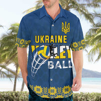 Custom Ukraine Volleyball Hawaiian Shirt Cholovicha Zbirna Ukrainy z Volejbolu