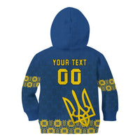 Custom Ukraine Volleyball Kid Hoodie Cholovicha Zbirna Ukrainy z Volejbolu