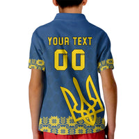 Custom Ukraine Volleyball Kid Polo Shirt Cholovicha Zbirna Ukrainy z Volejbolu