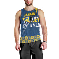 Custom Ukraine Volleyball Men Tank Top Cholovicha Zbirna Ukrainy z Volejbolu