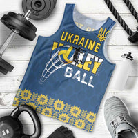 Custom Ukraine Volleyball Men Tank Top Cholovicha Zbirna Ukrainy z Volejbolu