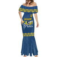 Custom Ukraine Volleyball Mermaid Dress Cholovicha Zbirna Ukrainy z Volejbolu