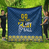 Custom Ukraine Volleyball Quilt Cholovicha Zbirna Ukrainy z Volejbolu