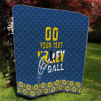 Custom Ukraine Volleyball Quilt Cholovicha Zbirna Ukrainy z Volejbolu