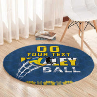 Custom Ukraine Volleyball Round Carpet Cholovicha Zbirna Ukrainy z Volejbolu