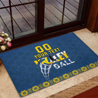 Custom Ukraine Volleyball Rubber Doormat Cholovicha Zbirna Ukrainy z Volejbolu