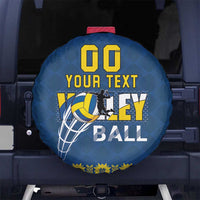 Custom Ukraine Volleyball Spare Tire Cover Cholovicha Zbirna Ukrainy z Volejbolu