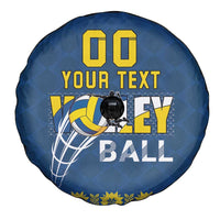 Custom Ukraine Volleyball Spare Tire Cover Cholovicha Zbirna Ukrainy z Volejbolu