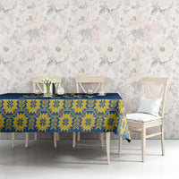 Custom Ukraine Volleyball Tablecloth Cholovicha Zbirna Ukrainy z Volejbolu