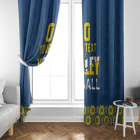 Custom Ukraine Volleyball Window Curtain Cholovicha Zbirna Ukrainy z Volejbolu