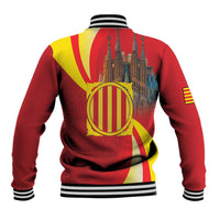 Catalonia Spain Baseball Jacket Basilica de la Sagrada Familia