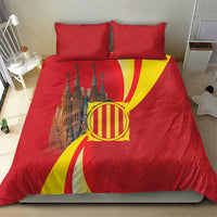 Catalonia Spain Bedding Set Basilica de la Sagrada Familia