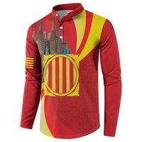 Catalonia Spain Button Sweatshirt Basilica de la Sagrada Familia
