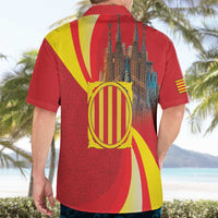 Catalonia Spain Hawaiian Shirt Basilica de la Sagrada Familia