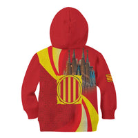 Catalonia Spain Kid Hoodie Basilica de la Sagrada Familia