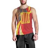 Catalonia Spain Men Tank Top Basilica de la Sagrada Familia