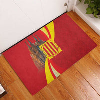 Catalonia Spain Rubber Doormat Basilica de la Sagrada Familia