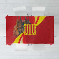 Catalonia Spain Tablecloth Basilica de la Sagrada Familia