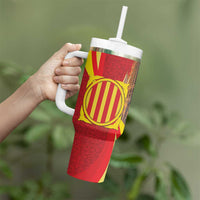 Catalonia Spain Tumbler With Handle Basilica de la Sagrada Familia