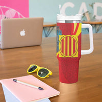 Catalonia Spain Tumbler With Handle Basilica de la Sagrada Familia