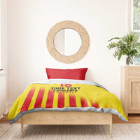 Custom Catalonia Football Bedding Set Seleccio de futbol de Catalunya