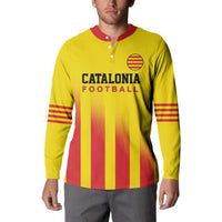 Custom Catalonia Football Button Sweatshirt Seleccio de futbol de Catalunya