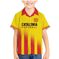 Custom Catalonia Football Family Matching Mermaid Dress and Hawaiian Shirt Seleccio de futbol de Catalunya