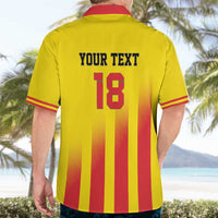 Custom Catalonia Football Hawaiian Shirt Seleccio de futbol de Catalunya