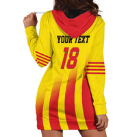 Custom Catalonia Football Hoodie Dress Seleccio de futbol de Catalunya