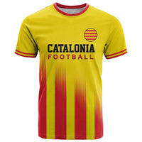 Custom Catalonia Football T Shirt Seleccio de futbol de Catalunya