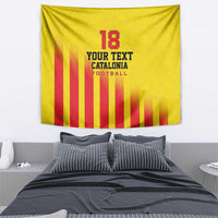 Custom Catalonia Football Tapestry Seleccio de futbol de Catalunya