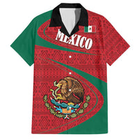 Mexico Coat Of Arms Family Matching Tank Maxi Dress and Hawaiian Shirt With Folk Pattern - Wonder Print Shop