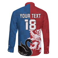 Custom British Lions Western Force Family Matching Long Sleeve Bodycon Dress and Hawaiian Shirt Unique Style - Wonder Print Shop