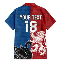 Custom British Lions Western Force Family Matching Mermaid Dress and Hawaiian Shirt Unique Style - Wonder Print Shop